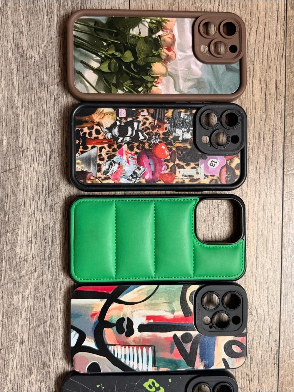 Assorted Brown and Mixed Color Phone Cases - Compatible Cell Phone Accessories
